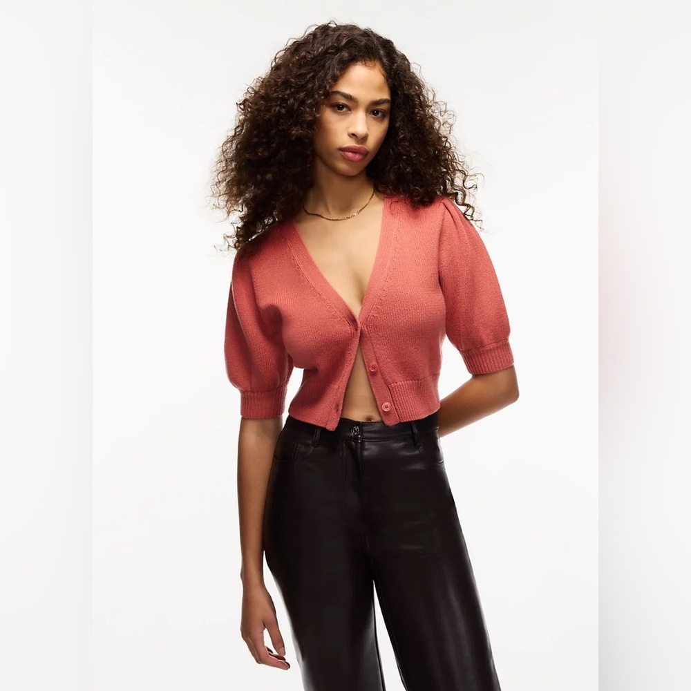 Aritzia Wilfred Canterbury Cardigan XS Pink